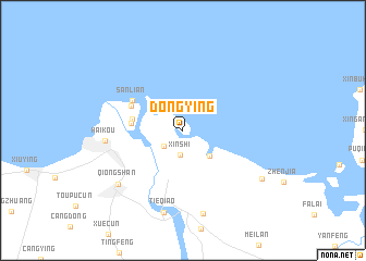 map of Dongying