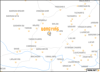 map of Dongying