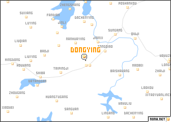 map of Dongying