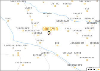 map of Dongyin