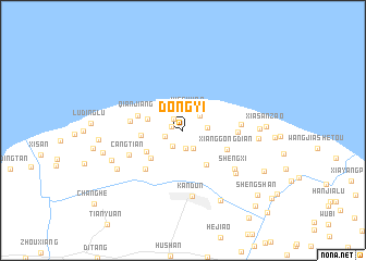 map of Dongyi