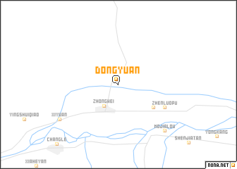 map of Dongyuan