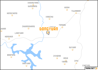 map of Dongyuan