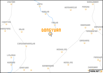 map of Dongyuan