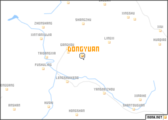 map of Dongyuan