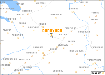 map of Dongyuan