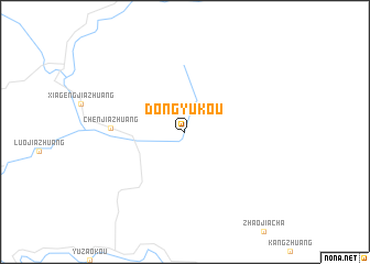 map of Dongyukou