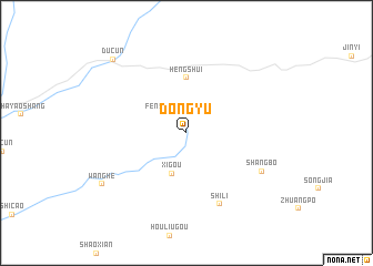 map of Dongyu