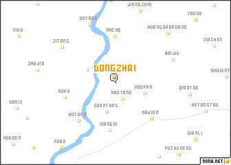 map of Dongzhai