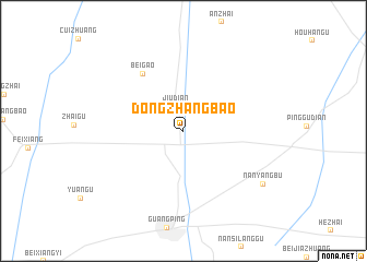 map of Dongzhangbao