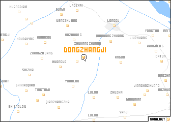 map of Dongzhangji