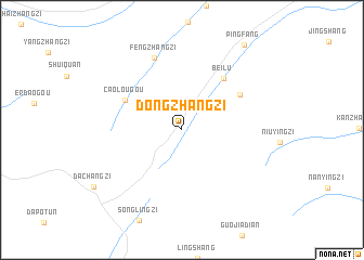 map of Dongzhangzi