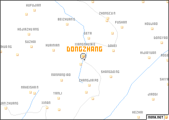 map of Dongzhang