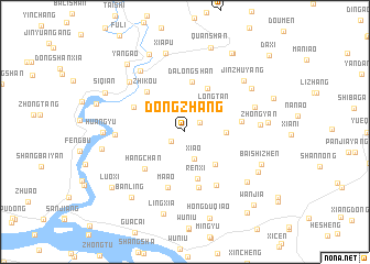 map of Dongzhang