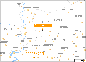 map of Dongzhang