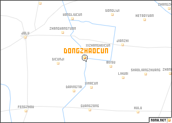 map of Dongzhaocun