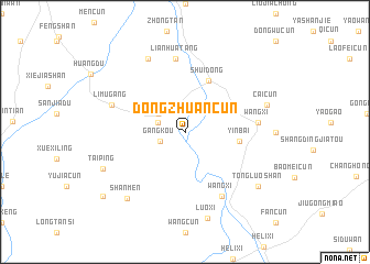 map of Dongzhuancun