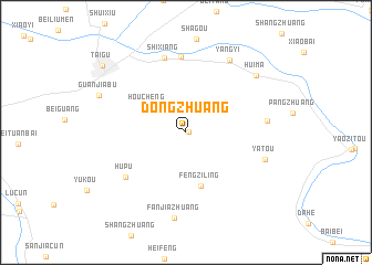 map of Dongzhuang