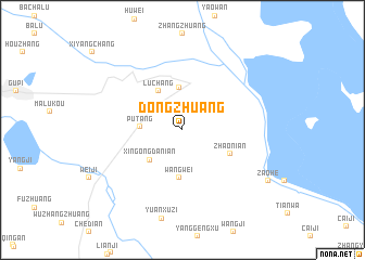 map of Dongzhuang