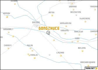 map of Dongzhuce