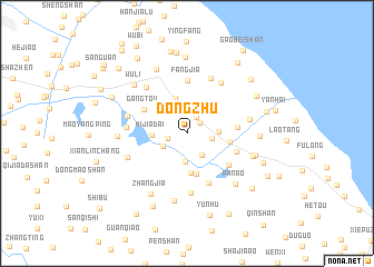 map of Dongzhu