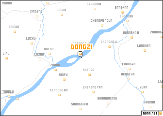 map of Dongzi