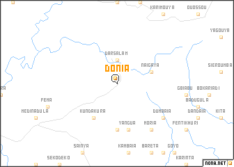 map of Donia