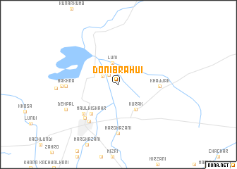 map of Doni Brāhui