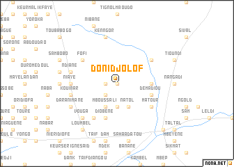 map of Doni Djolof