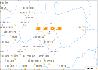 map of Donija Nkhoma