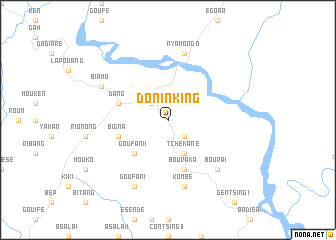 map of Doninking