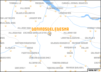 map of Doñinos de Ledesma