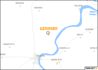 map of Doniphan