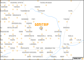 map of Doni Taïf