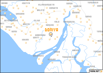 map of Doniya