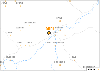 map of Donī