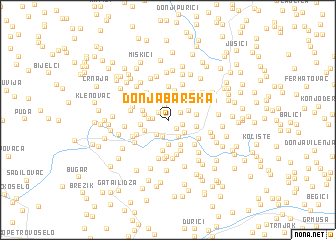 map of Donja Barska