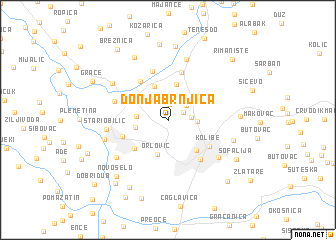 map of Donja Brnjica
