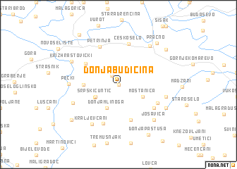 map of Donja Budičina