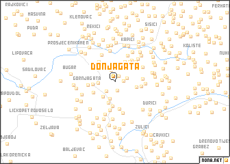 map of Donja Gata