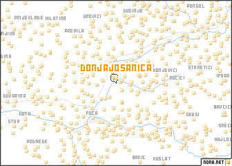 map of Donja Jošanica