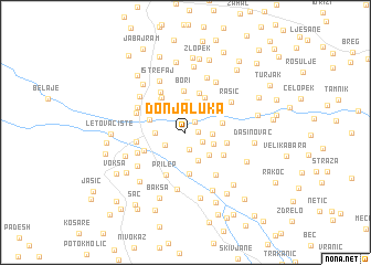 map of Donja Luka