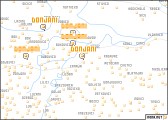 map of Donjani