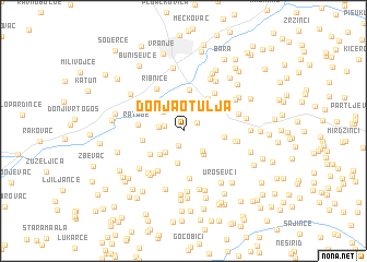 map of Donja Otulja