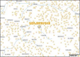 map of Donja Ravska