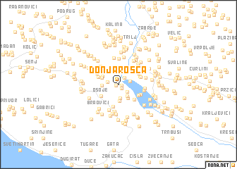 map of Donja Rošca