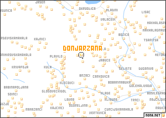 map of Donja Ržana