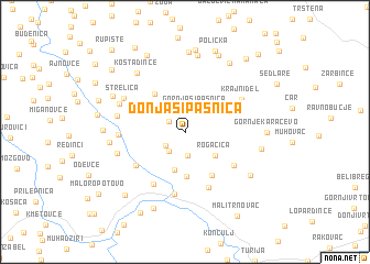 map of Donja Šipašnica