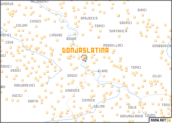 map of Donja Slatina