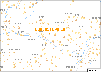 map of Donja Stupnica